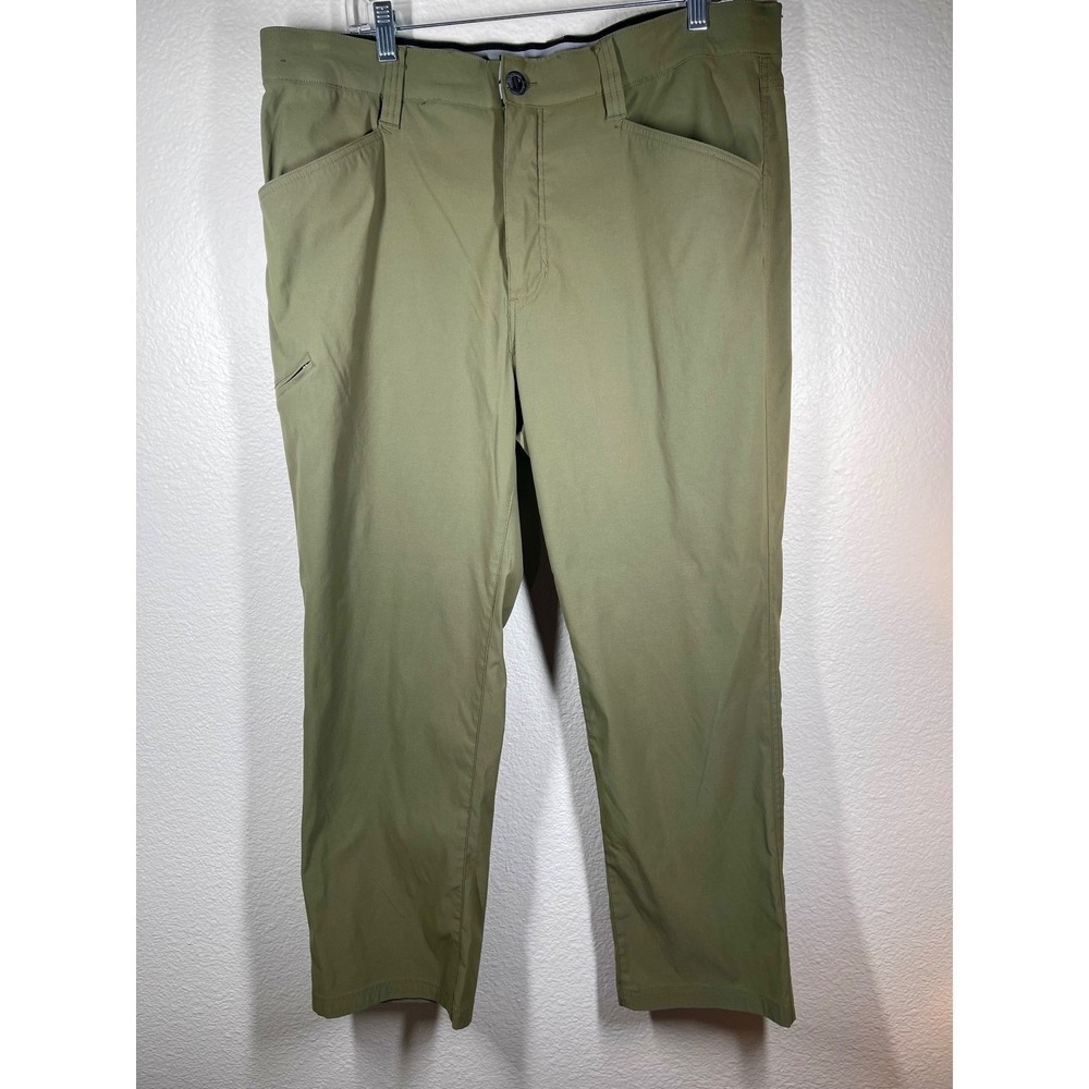 Orvis  Mens Khaki Cargo Pants Outdoor Casual Size 38x29 Made in Cambodia